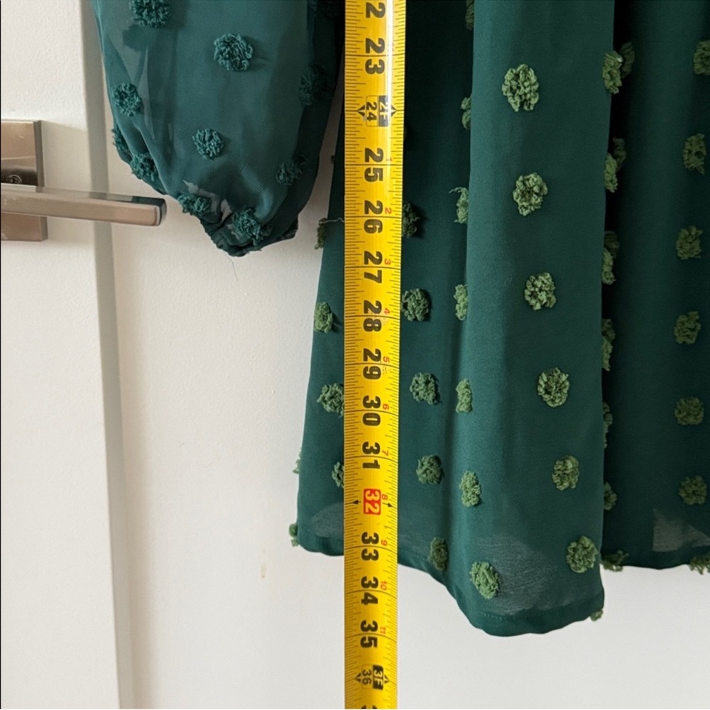 Smocked long sleeve dress - Picture 3 of 5